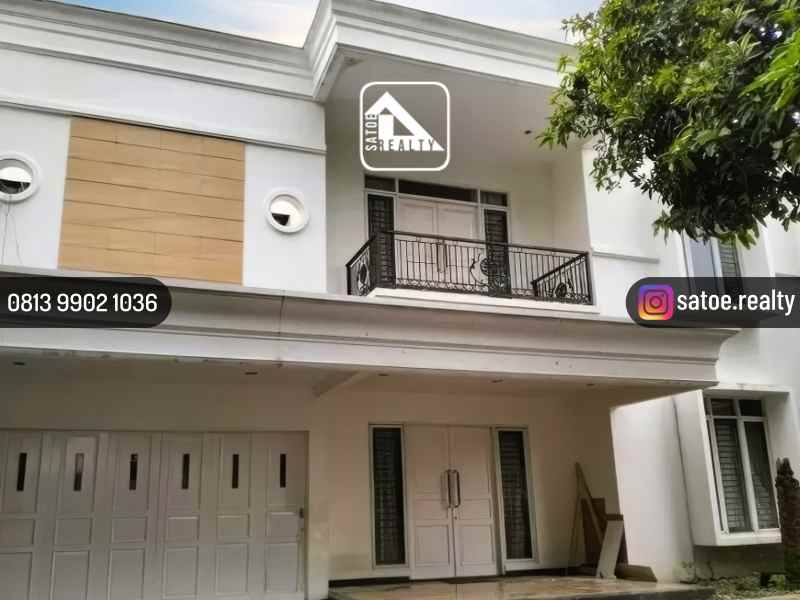 dijual rumah jl gaharu mpr cipete