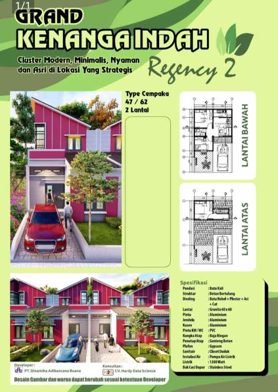 dijual rumah jl sukamulya karawang wetan