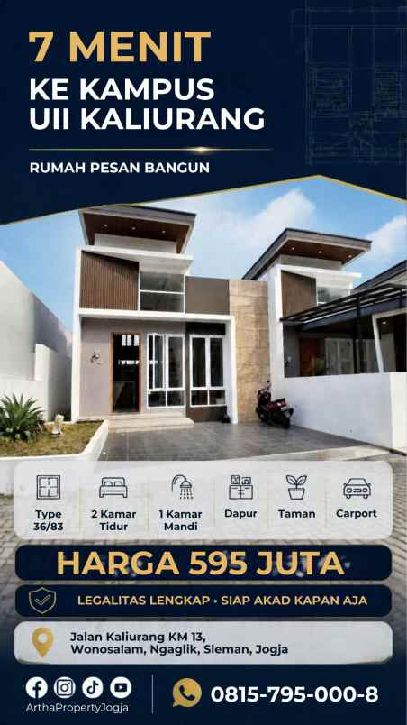 dijual rumah josari wonosalam ngaglik