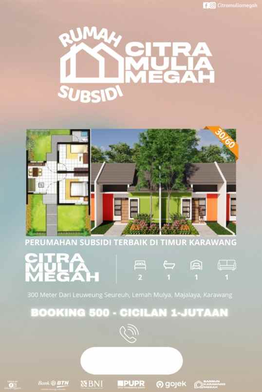 dijual rumah lemah mulya majalaya