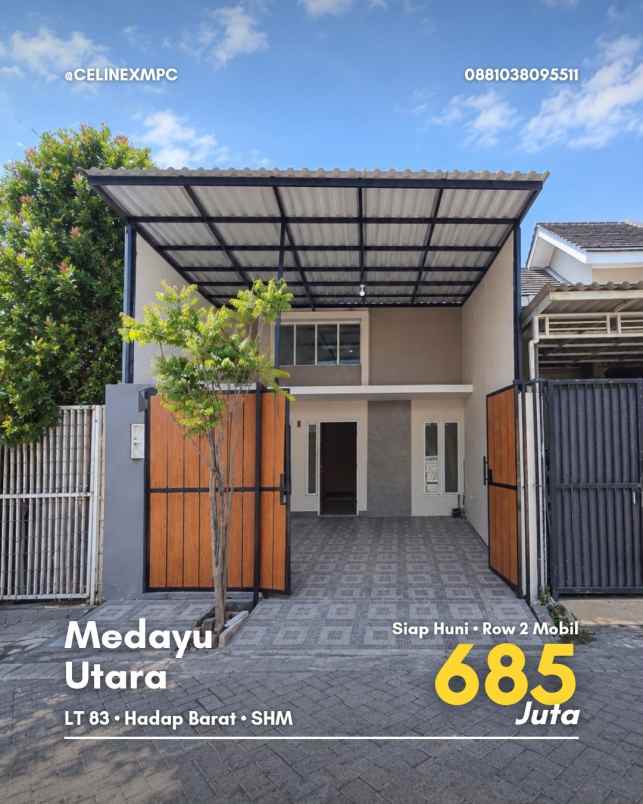 dijual rumah medayu utara