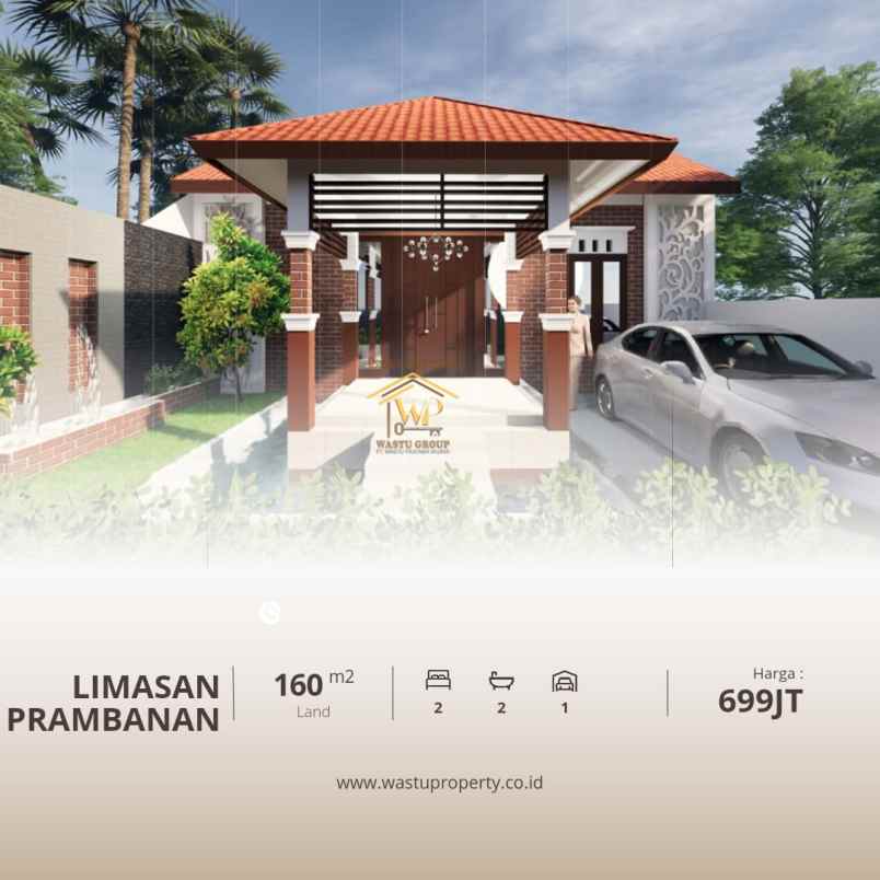 dijual rumah prambanan