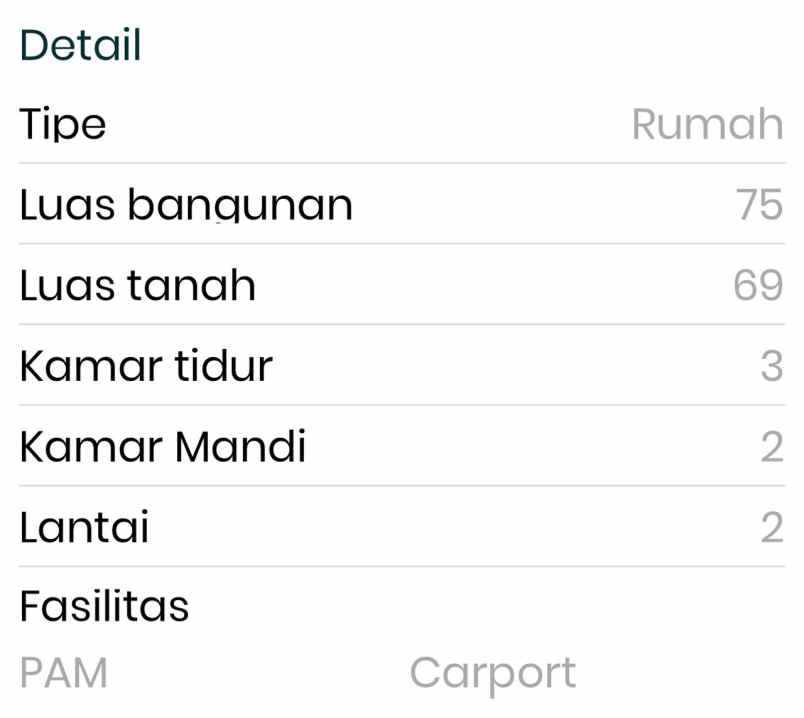 dijual rumah talaga bestari cikupa
