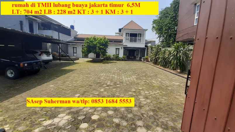 dijual rumah tmii lubang buaya jakarta