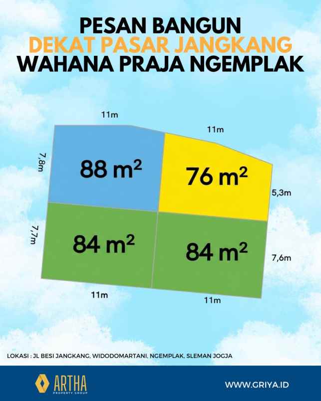 dijual rumah widodomartani jangkang