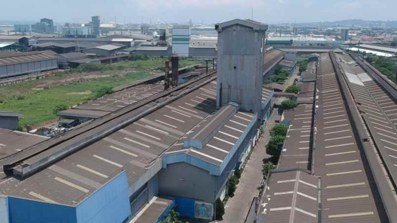 dijual segera lahan dan bangunan industri