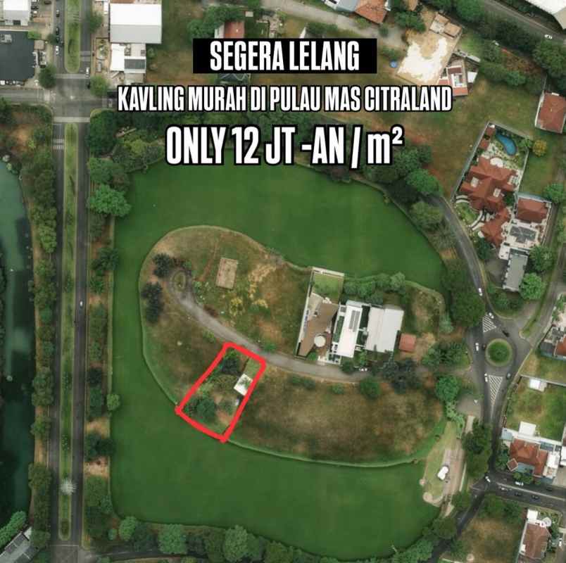 dijual tanah bukit telaga golf citraland