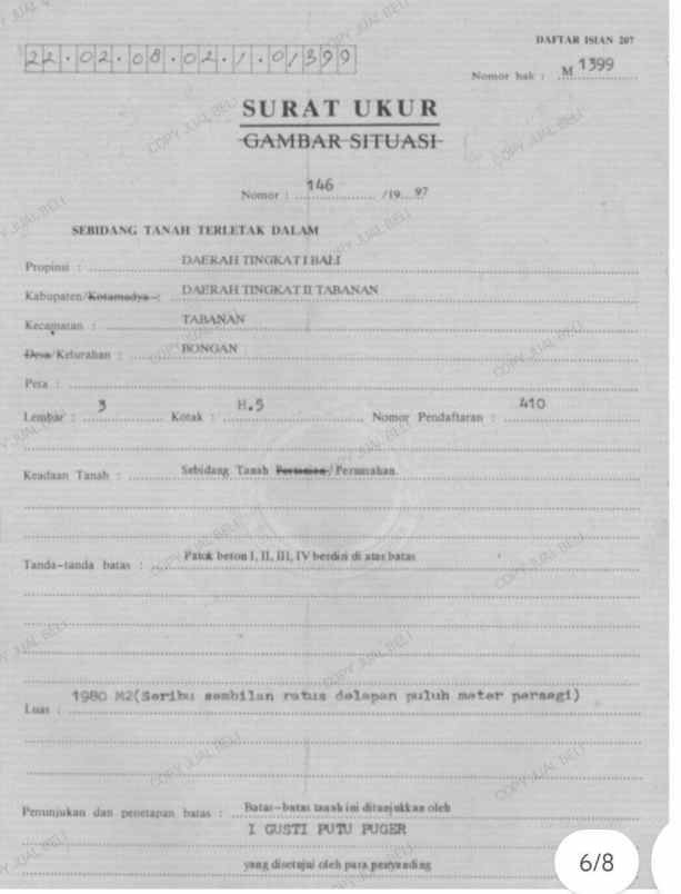 dijual tanah bypass soekarno