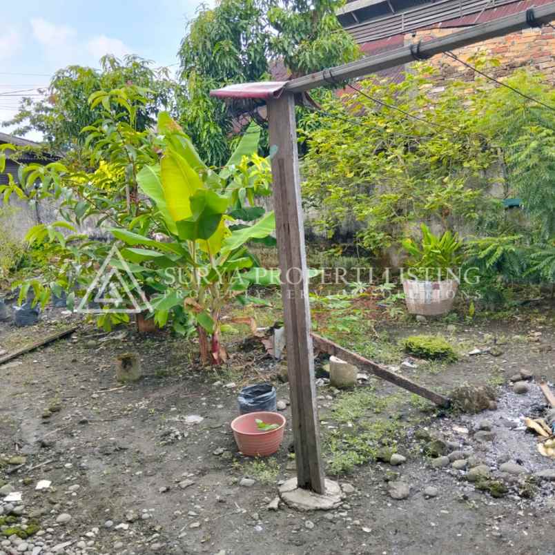 dijual tanah dan bangunan kapten muslim medan helvetia