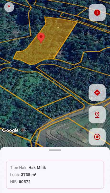 dijual tanah desa antosari kec