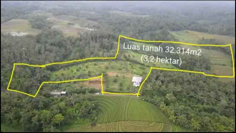 dijual tanah desa tiyinggading kec