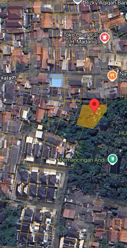 dijual tanah gang musholla darussalam