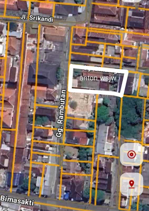 dijual tanah gg rambutan no 363