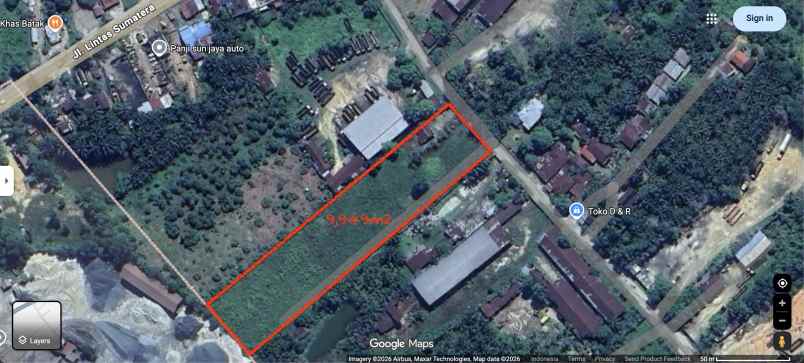 dijual tanah jalan padat karya siak 2