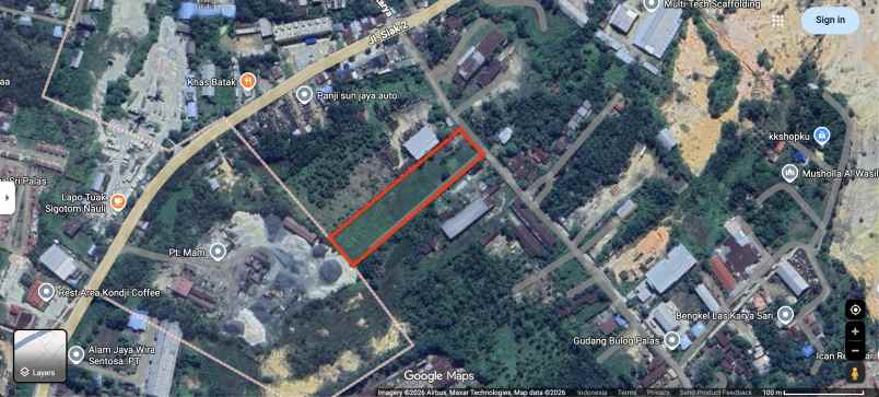dijual tanah jalan padat karya siak 2