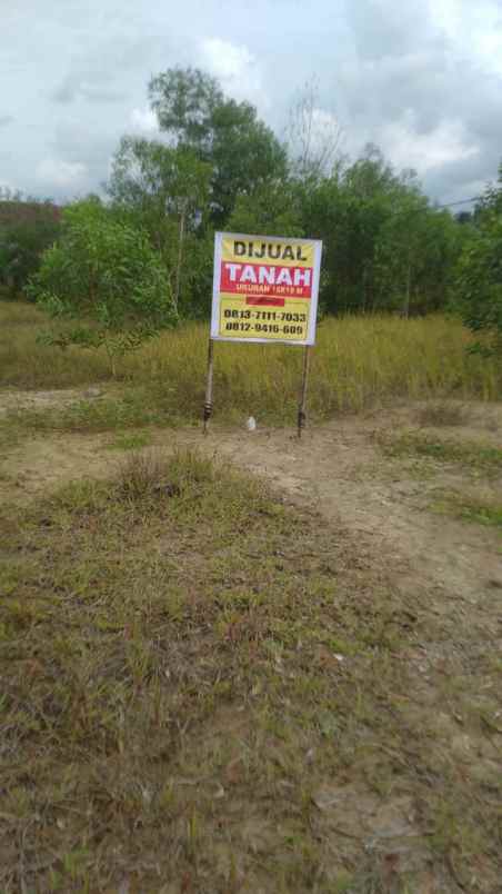 dijual tanah jl kampar iii