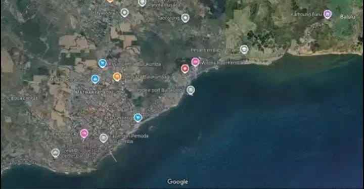 dijual tanah jl poros pantai bira