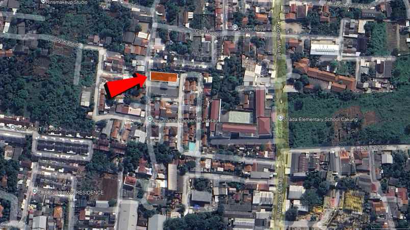 dijual tanah jl wibawa mukti ii rt 013