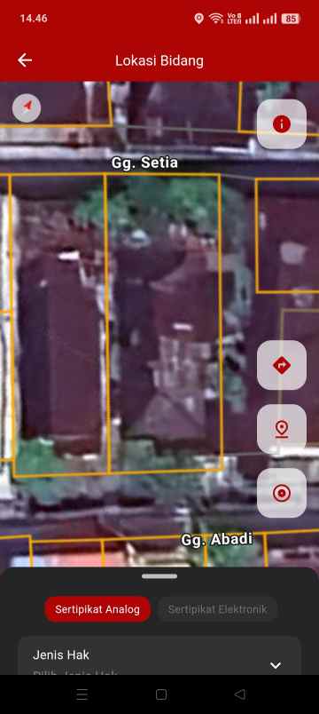 dijual tanah jln penjara