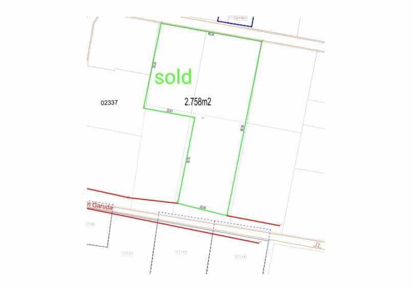 dijual tanah kavling termurah dalam komplek cinere