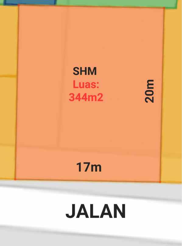 dijual tanah m saidi raya petukangan