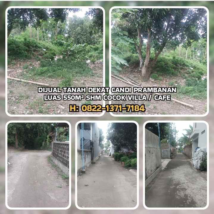 dijual tanah prambanan klaten