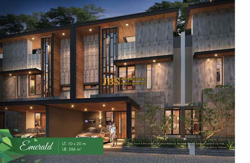 dijual villa komplek mutiara palace