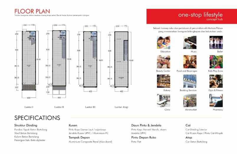 dijual villa komplek mutiara palace