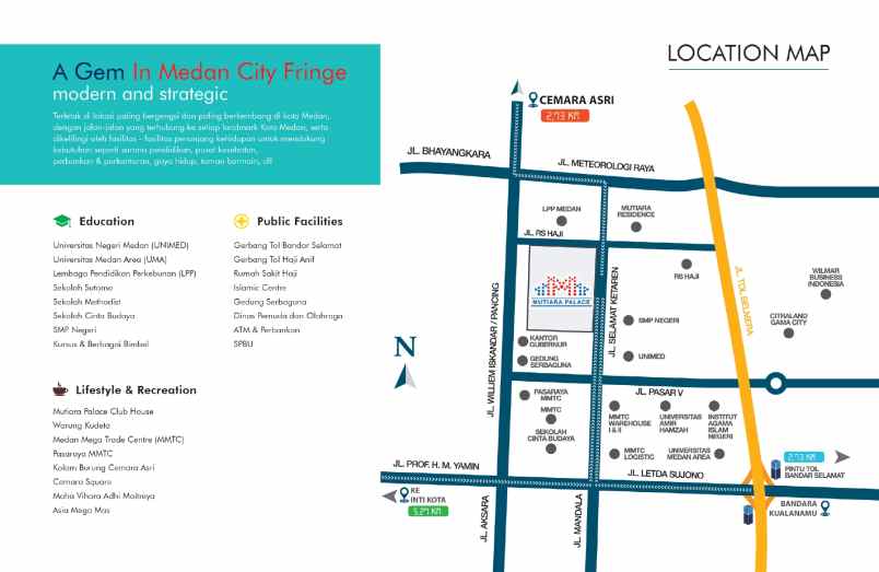 dijual villa komplek mutiara palace