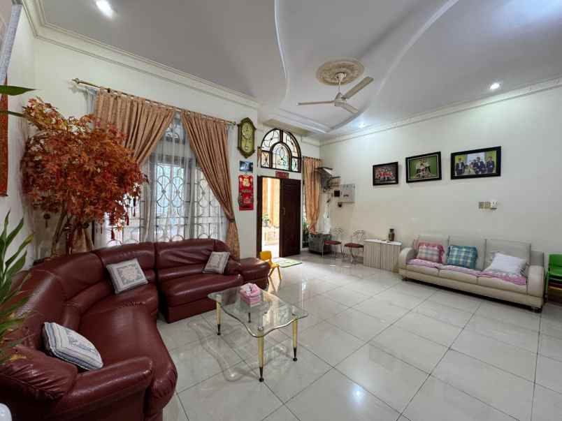 disewakan villa cemara asri full furnished siap huni