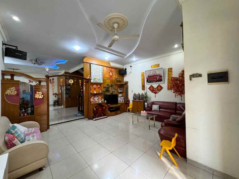 disewakan villa cemara asri full furnished siap huni