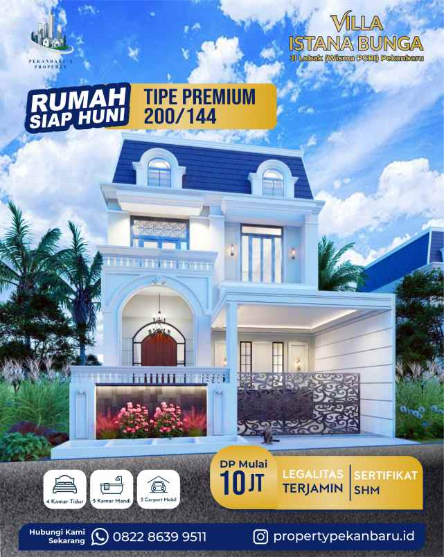 hunian ekslusif nikmati kehidupan nyaman di pekanbaru