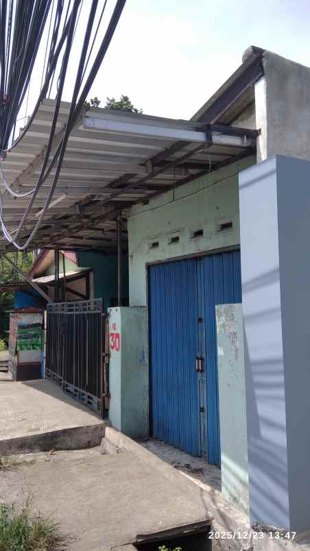 jual tanah bangunan sebelah fly over kranji bekasi