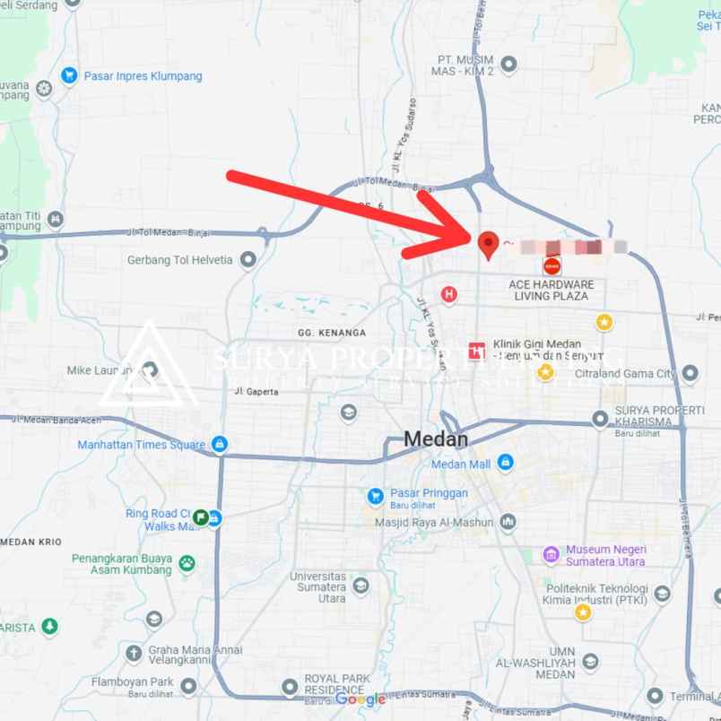 komplek cemara raya residence medan timur