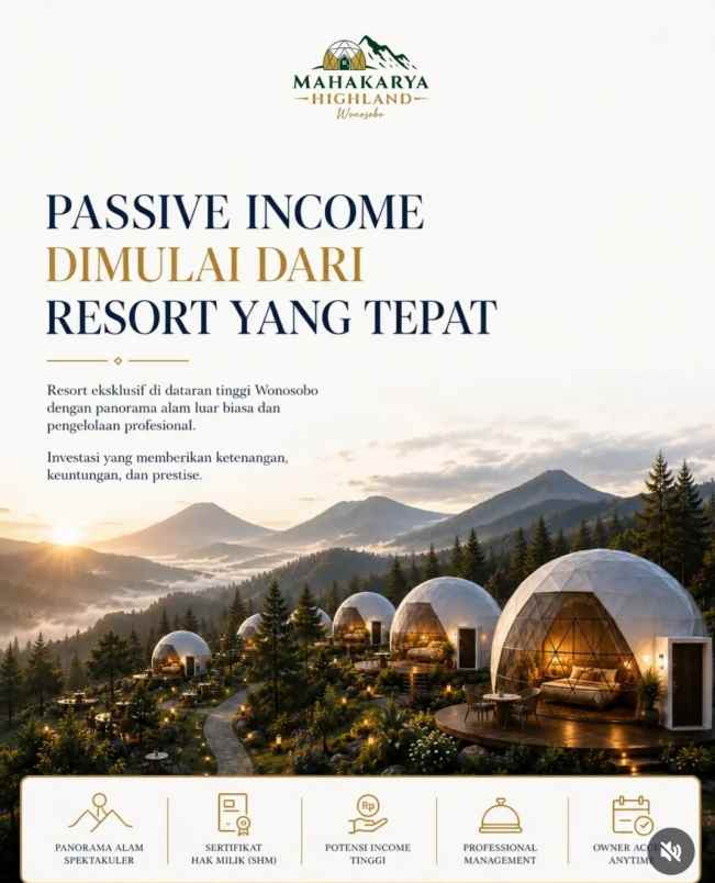 miliki glamping sendiri di kawasan wisata wonosobo