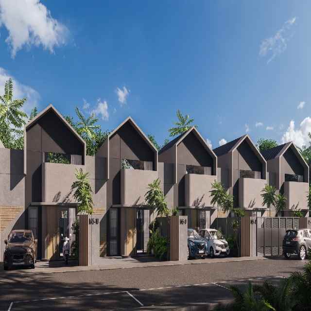 rumah 1 lantai konsep mezzanine di area bsd