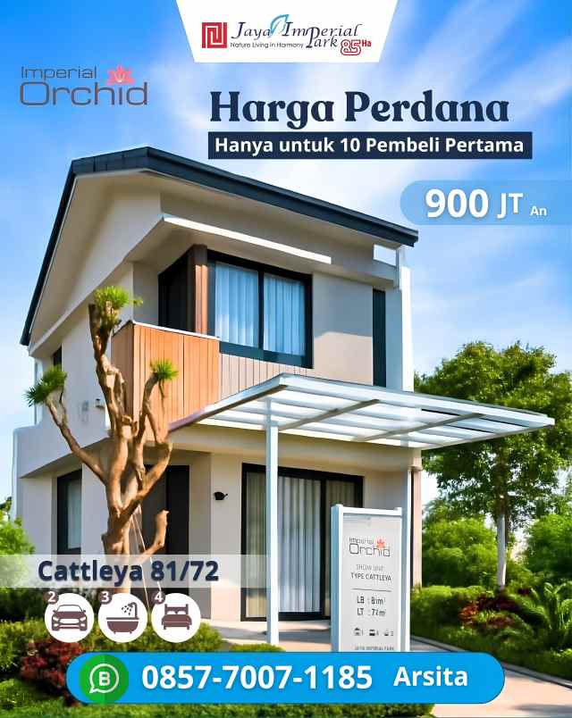 rumah 2 lantai modern 20 menit ke stasiun tangerang 0