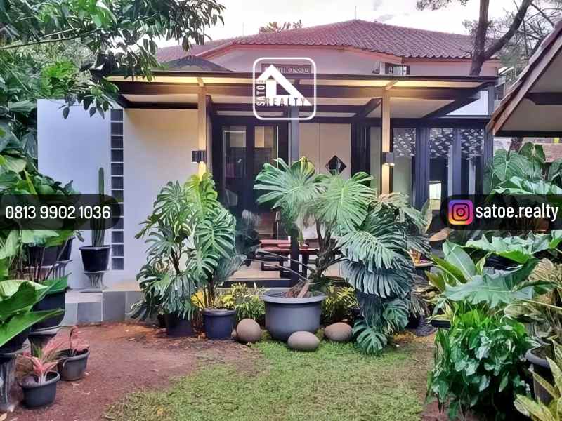 rumah 2 lantai perumahan bumi karang indah lebak bulus