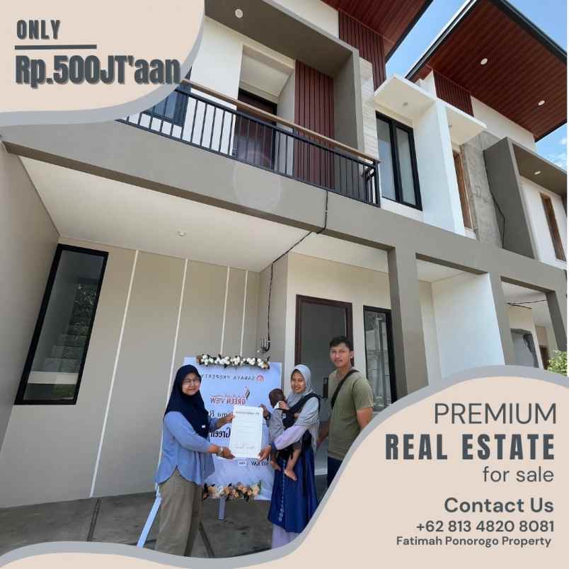 rumah 2lantai ponorogo kota