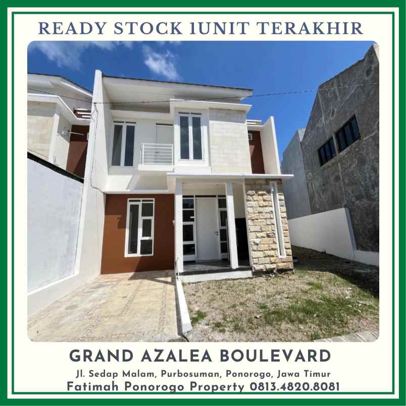 rumah baru ready stock syariah di ponorogo