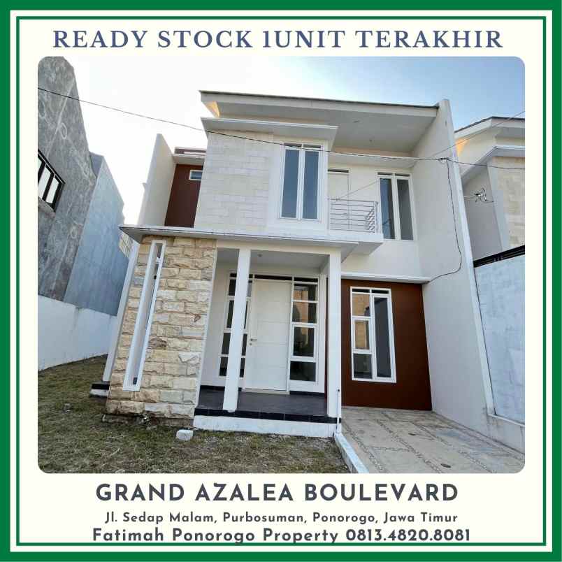 rumah baru ready stock syariah di ponorogo