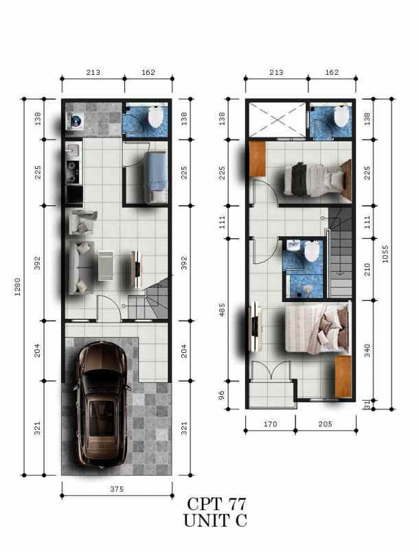 rumah jl cempaka putih raya