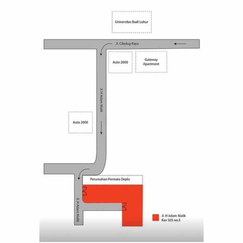 rumah komplek deplu petukangan