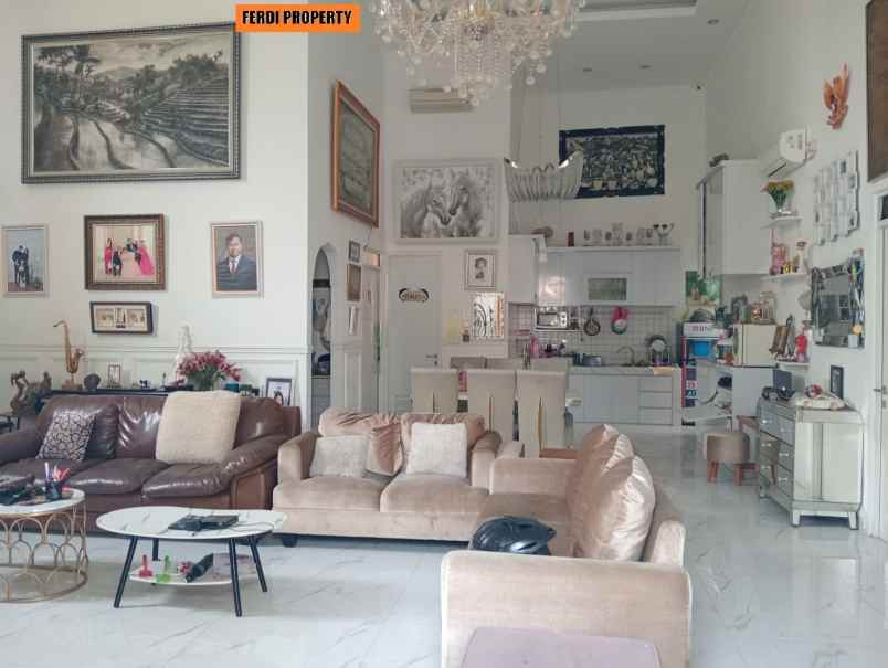 rumah mewah furnished posisi huk metland cileungsi