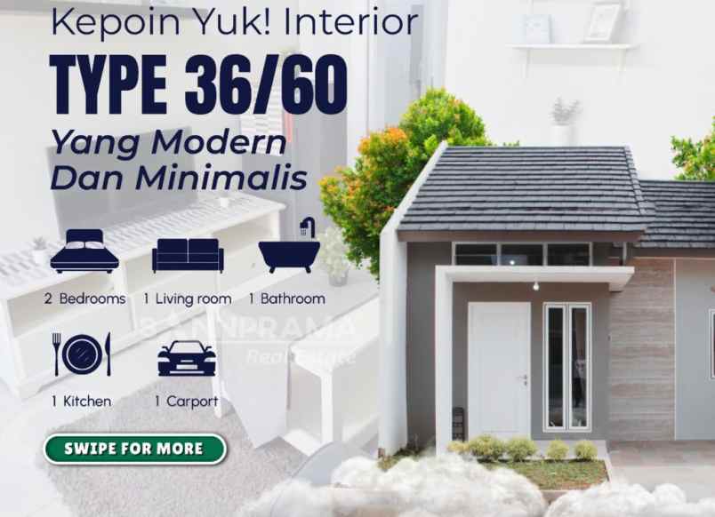 rumah minimalis siap huni di kemang bogor