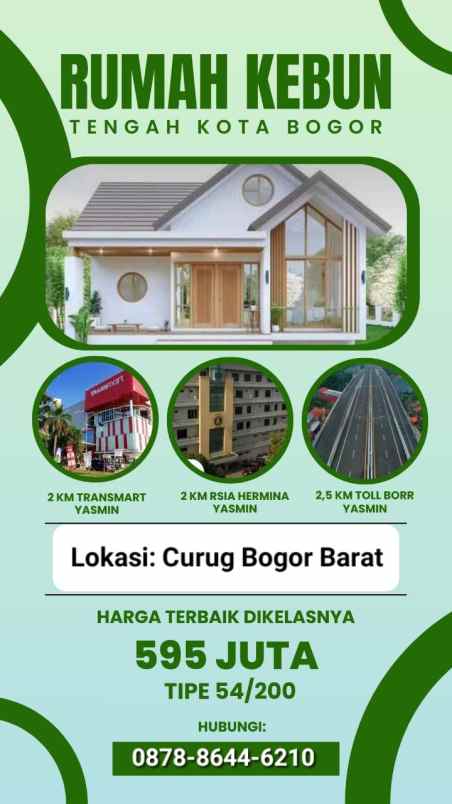 rumah murah kedungwaringin cimanggu bogor