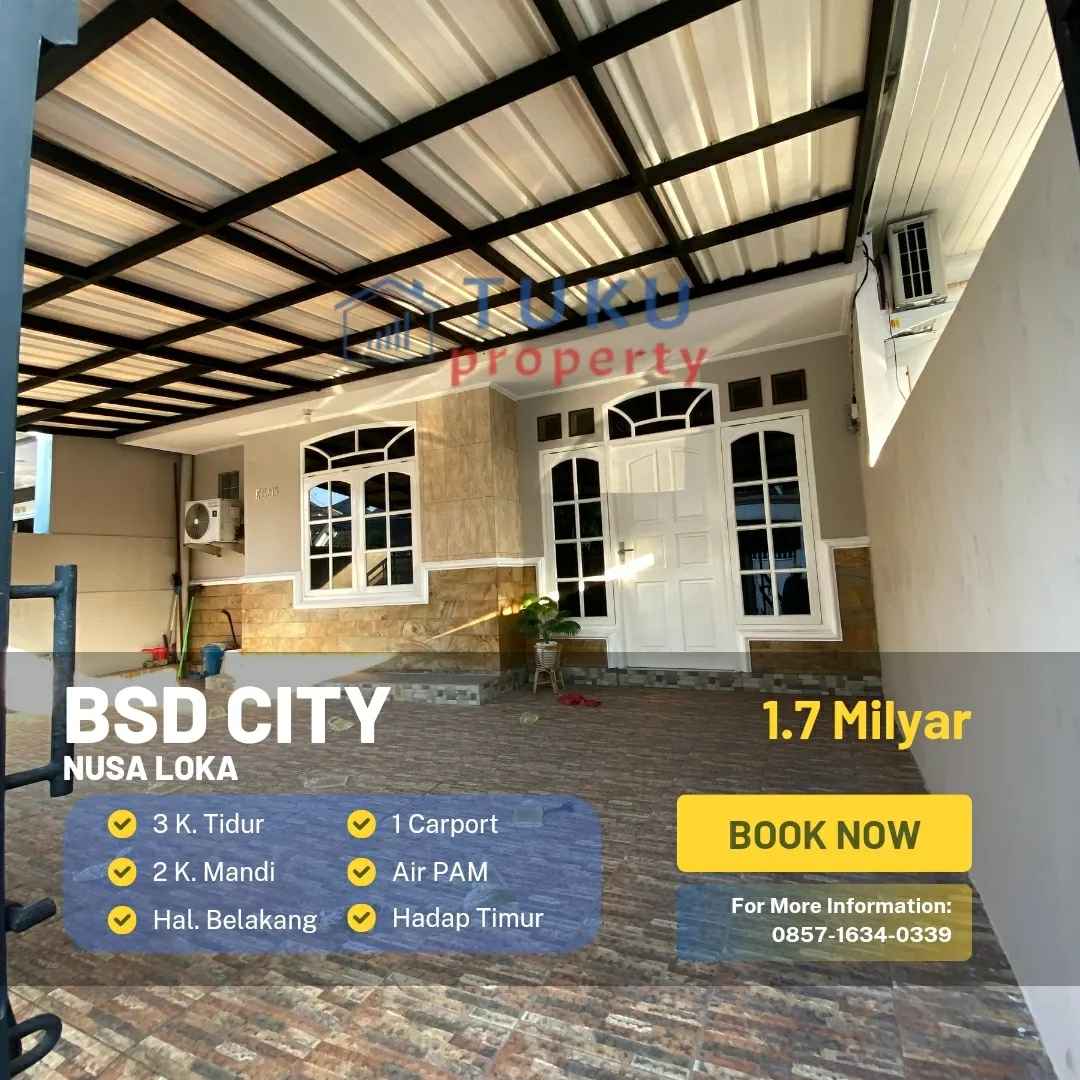 rumah nusa loka bsd selesai renovasi