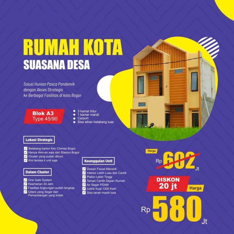 rumah pagelaran ciomas