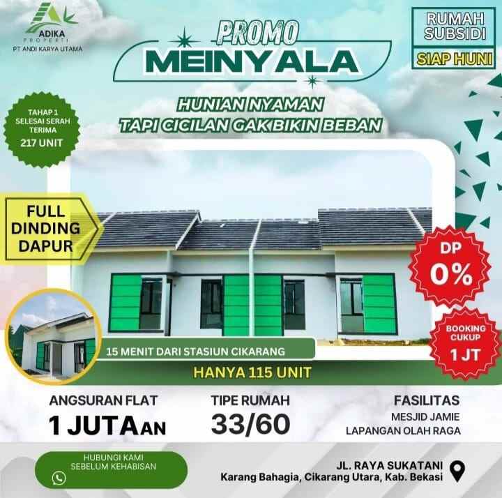 rumah subsidi bekasi dp 0