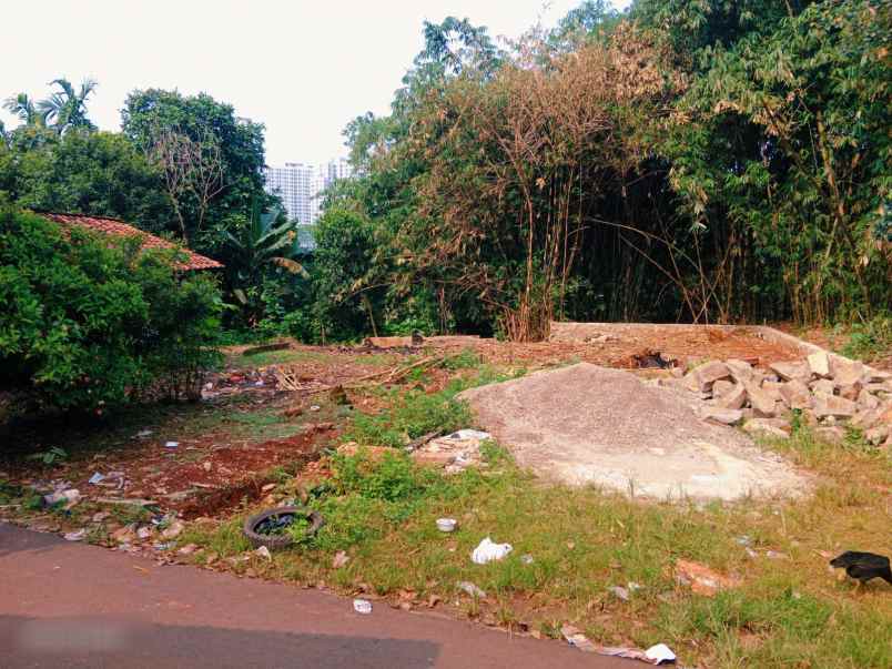 tanah 500m2 shm dekat stasiun cisauk rp 2jt m2
